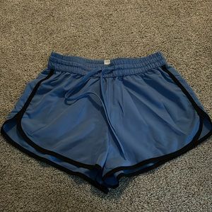 Pacsun blue athletic shots (size small)